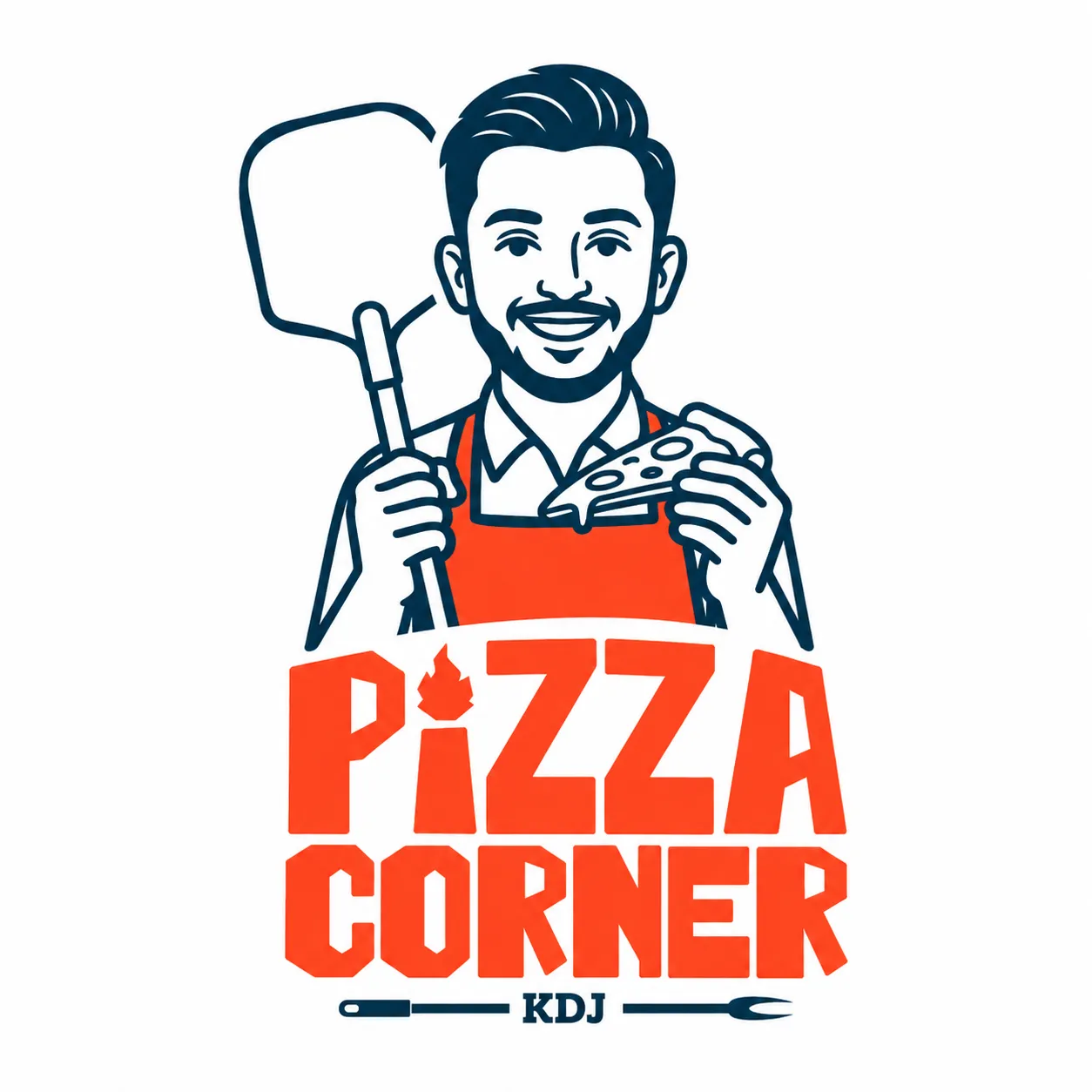 KDJ Pizza Corner logo